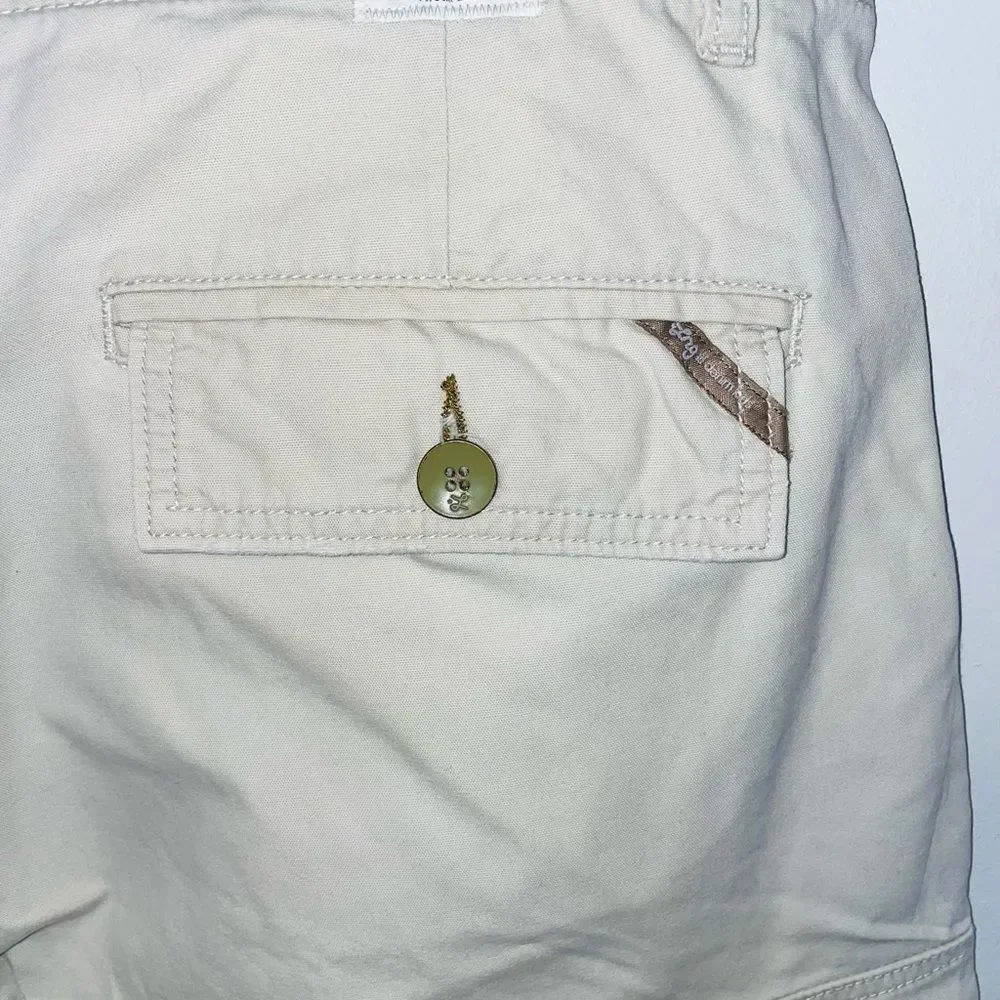 LRG roots generation mens khaki cargo pocket shorts sz 36 - Picture 7 of 9